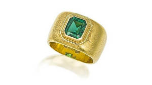 Bonhams Auction Emerald Ring by Grima