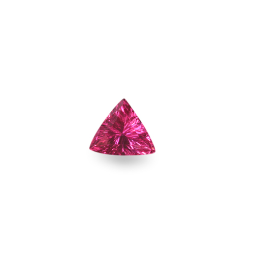 Triangular Cushion Shape, 'Concave Brilliant' Cut Pink Sapphire