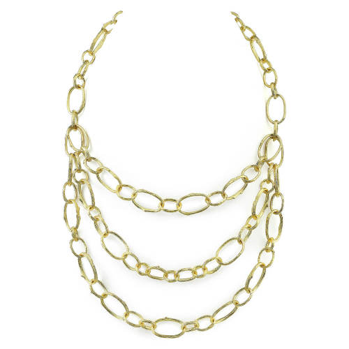 Gold BIB Chain Necklace