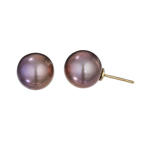 Natural Pink Pearl Studs with Removable Post