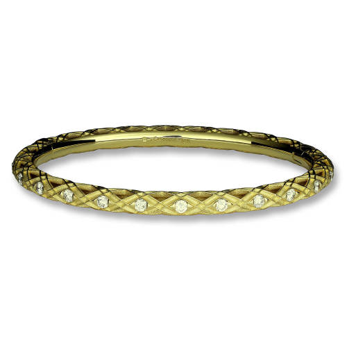 Diamond Embedded Prism Bracelet