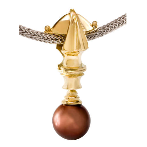 Pendant with Chocolate Tahitian Pearl
