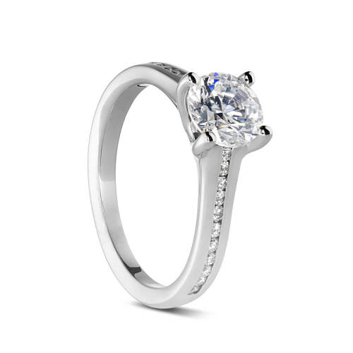 4-Prong Semi-Mount Engagement Ring