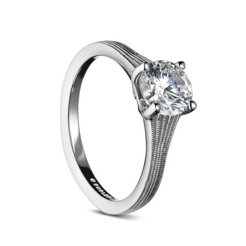 4-Prong, Solitaire Semi-Mount Engagement Ring