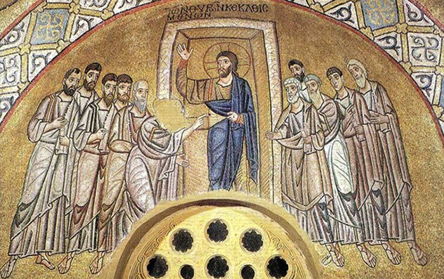 Fig. 9 - Mosaic, Katholikon of Hosios Loukas Monastery (11th Century)