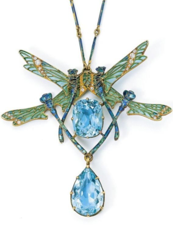 art nouveau, dragonflies, lalique