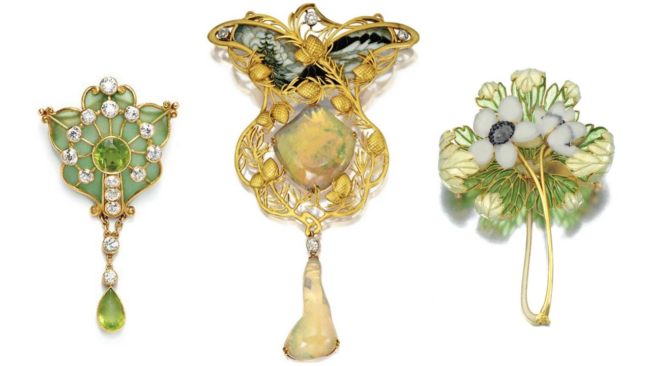 art nouveau, lalique, robin, marcus & co