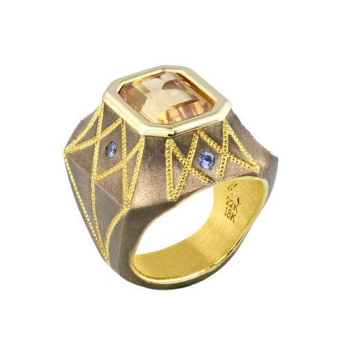 “Cleopatra” Imperial Topaz Ring