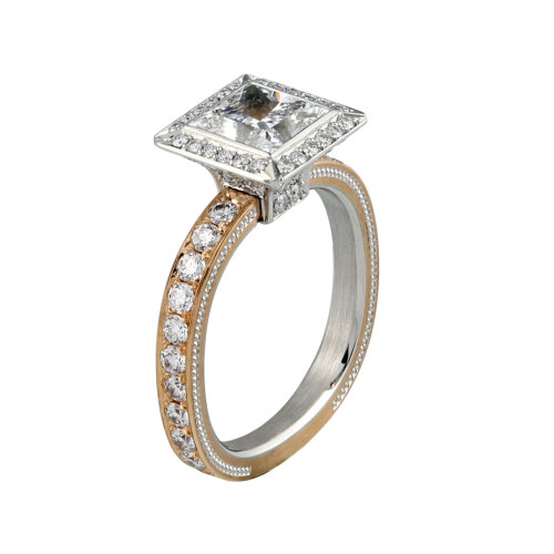 Firemark® Princess cut Diamond Ring